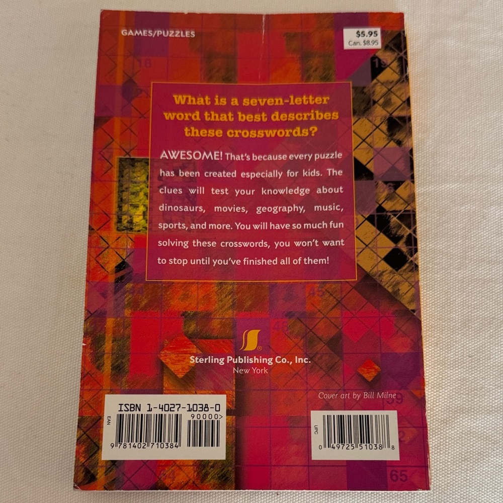 Awesome Crosswords for Kids Puzzle Book - Picture 4 of 7